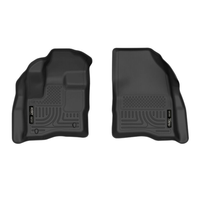 Ford Taurus Floor Mats - Front - Husky Liners - X-act Contour Series - Black - `10-`19